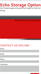 Mobile Screenshot of echostorageoptions.com